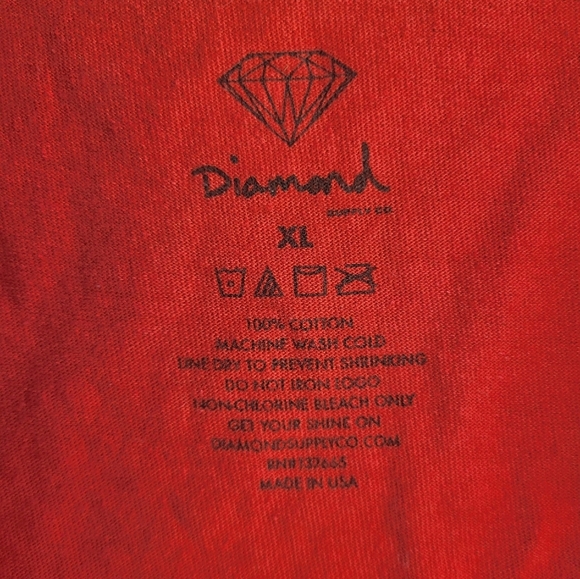 Diamond Supply Mens XL sleeveless Muscle Shirt Simplicity USA Made A97 - Picture 5 of 6